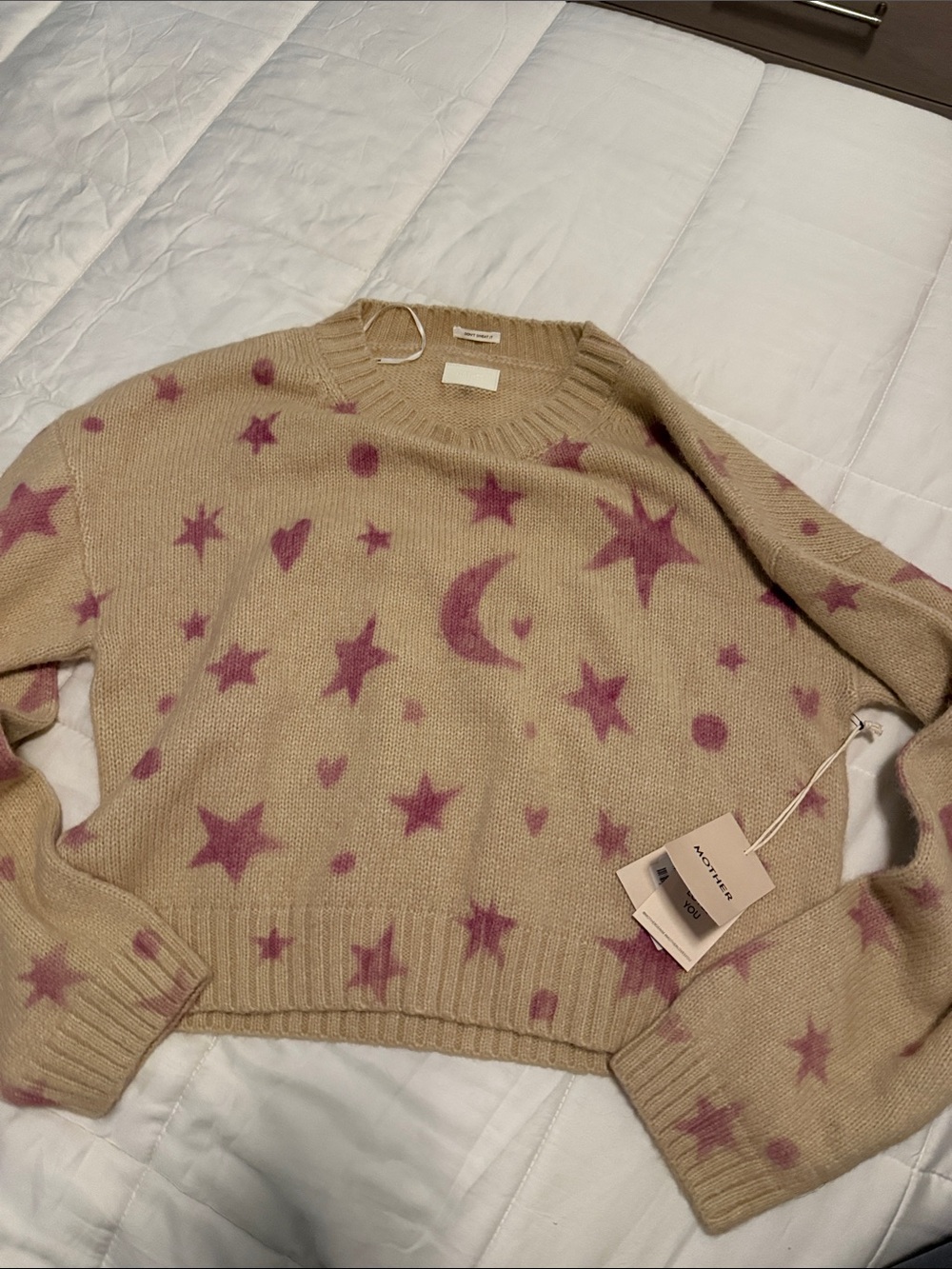 MOTHER Seeing Stars Sweater Large